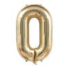 40inch Light Gold Foil Number Balloons for 1st Kids 30th Adult Birthday Party Decoration Supplies Large 0-9 Helium Digit Globos