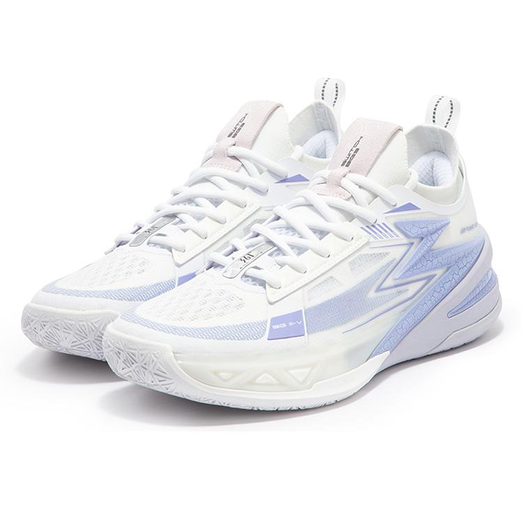 Nové pánské basketbalové boty 361° BIG3 5.0 Pro s nízkým svrškem 361 Degrees Bílá/Iris 672421110-2