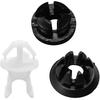 3PCS Hood Prop Rod Clip, Car Hood Support Prop Rod Holder Clips, 91503-SS0-003 Hood Rod Grommet Clamp, Vehicle Engine Hood Stay Retainer Clips