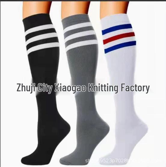 Unisex Long Compression Socks for Cycling, Running, and Marathon S/M