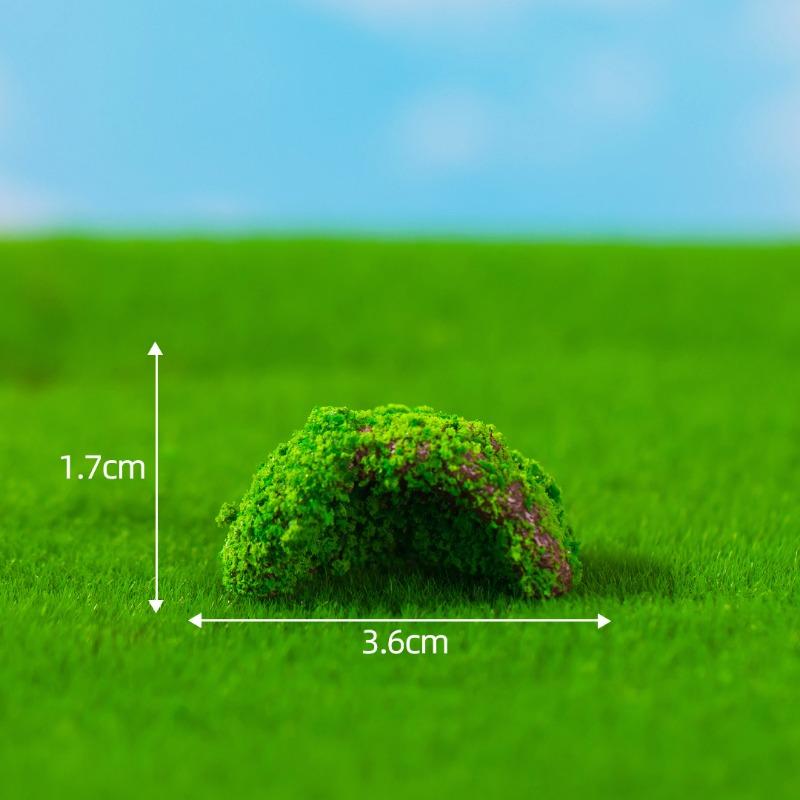 Micro-landscape Simulation of Green Trees Flowers Moss Horticultural Ecology Bottle-making, Scene Decorations Accessories, and Small Ornaments