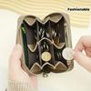A New Style Women'S Wallet, Simple Ladies' Coin Purse, Fashionable Multi-Functional Mini Wallet, Short Lychee Pattern Coin Purse