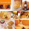Taiyaki giapponese antiaderente a forma di pesce Bakeware Waffle Pan Maker 2 stampi Strumenti per la cottura della torta