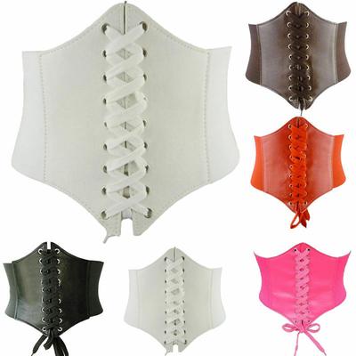 Modetrend Damen Körperformende Gürtel mit Schnalle Breiter Bund Taillengürtel Unterbrust Korsettgürtel Neues Zubehör Bodybuilding