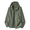 Unisex Lightweight Hooded Sun Protection Jacket - Breathable & Customizable for Outdoor Summer Activities