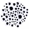 DIY 3D Animal Eyes with Adhesive Black & White Stickers for Crafting