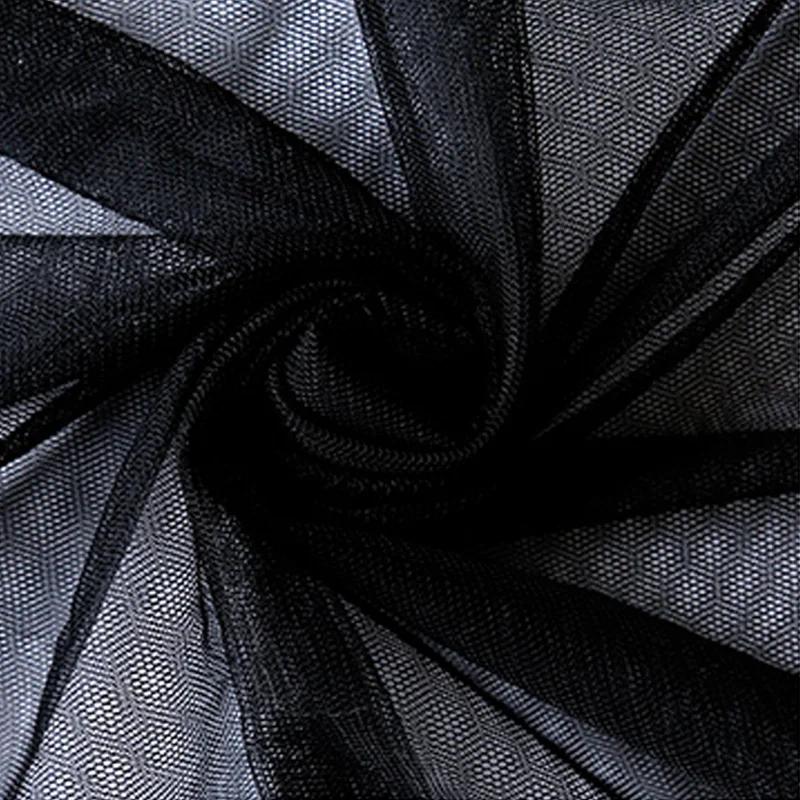 Encrypted Soft Mesh Tulle Fabric For Sewing Wedding Dress Wedding Decorations Curtains Mosquito Nets DIY Sewing Fabrics1m/5m/10m