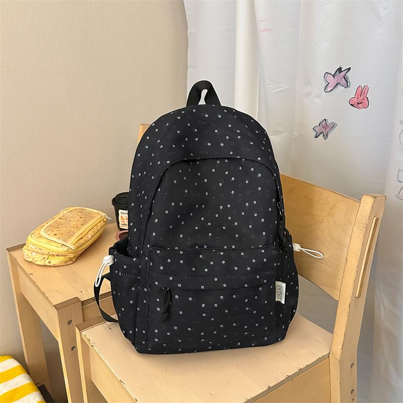 Women's Printed Backpack Student Schoolbag