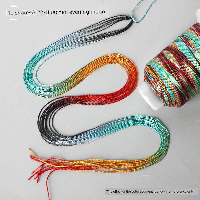 

Сделай сам Дуань Окрашенный Танси Разноцветный Плетеный Шнур Ручной Работы Нить Драконьей Чешуи Royal Blue