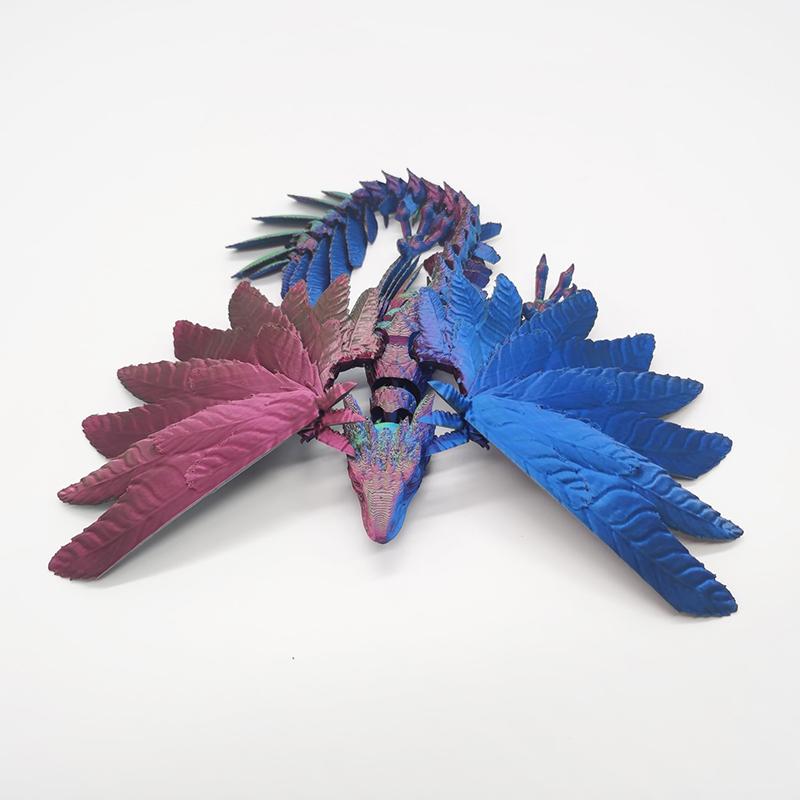 3D Printed Dragon With Wings Animals Toy Dragon Fidget Toys Full Articulated Dragon Dragon Adults Fidget Toys