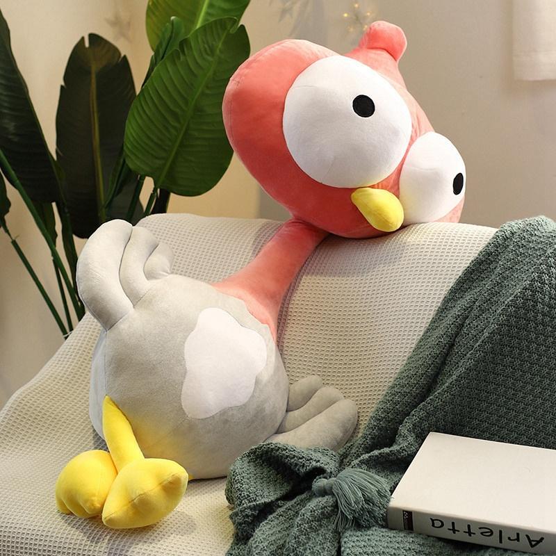 Hilarious Ostrich Plushie With Big Eyes Soft And Cuddly Gift For Kids And Graduates