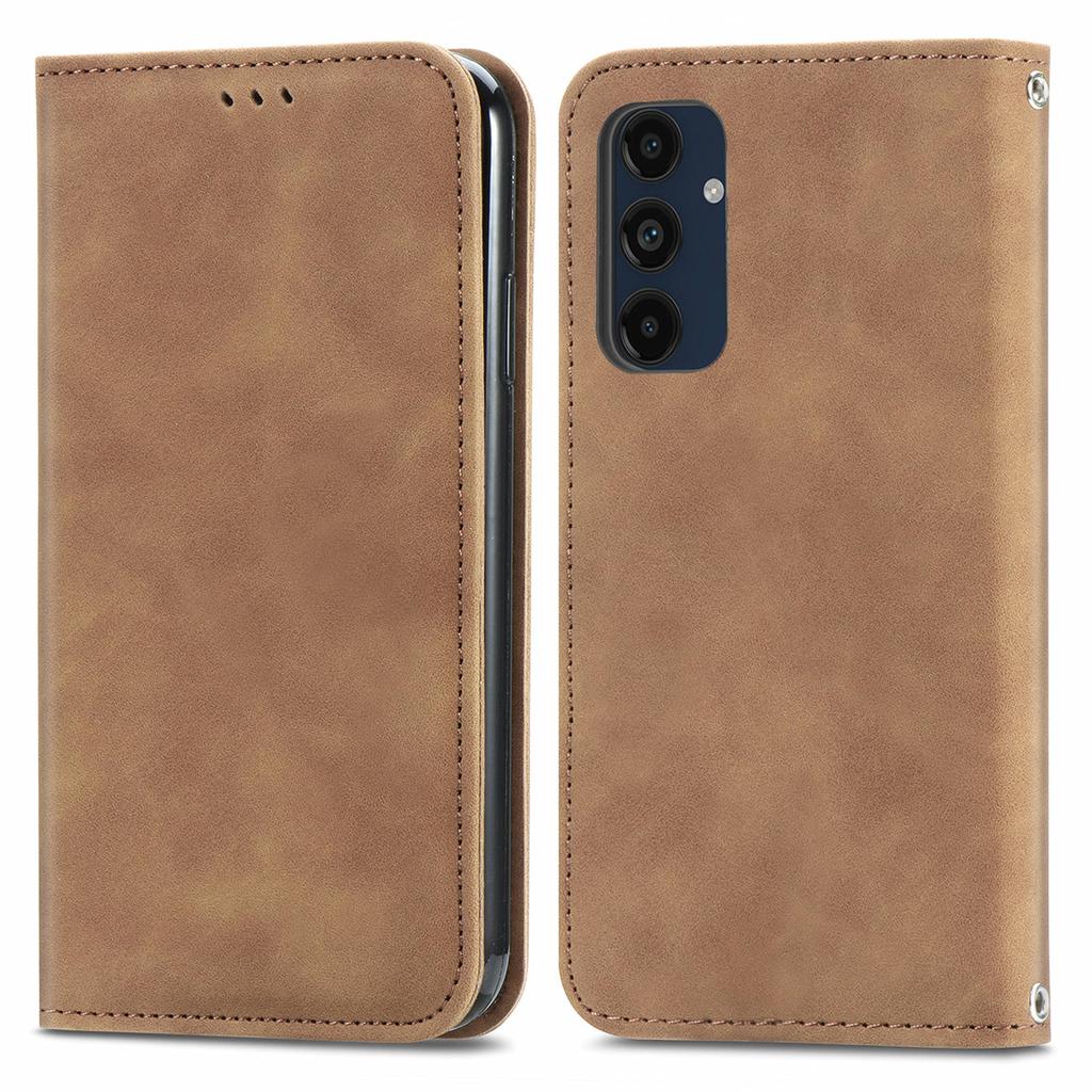 For Samsung Galaxy A16 5G/A16 4G Leather Case with Card Holder Magnetic Absorption Phone Cover