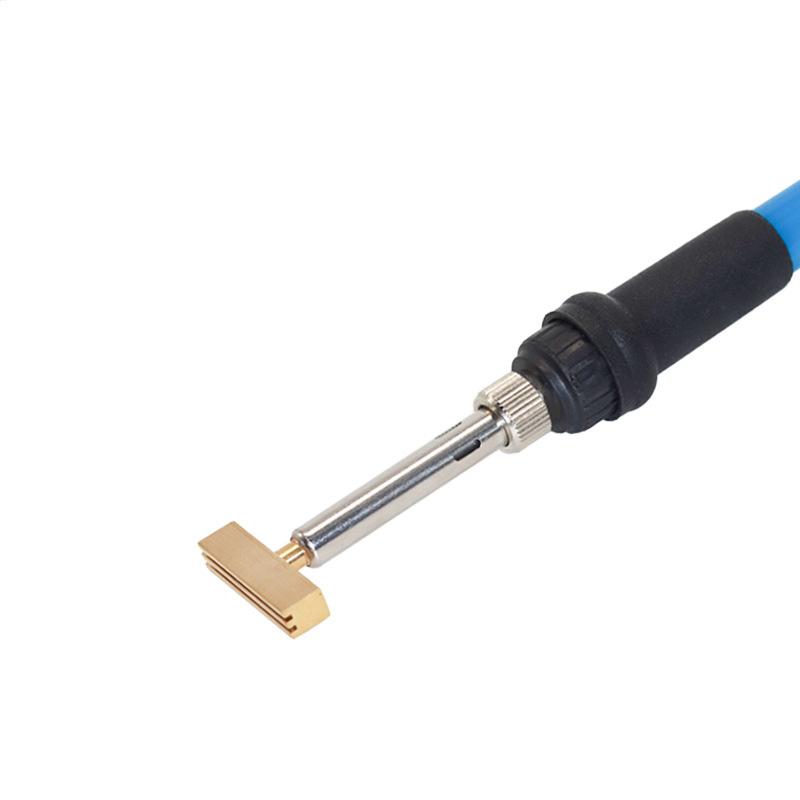 New 60W T-shaped Soldering Iron Tips Solder Tip with Free Hot Press Rubber Strip for LCD Screen Flex Cable Repair