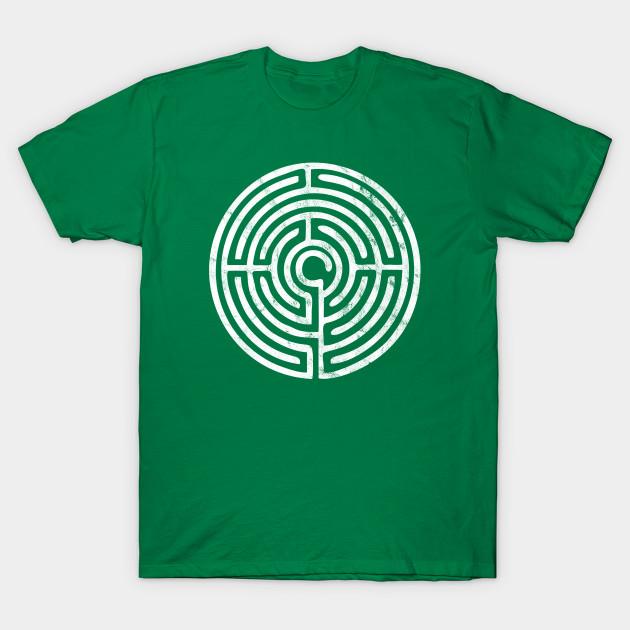 Unisex Fashion TShirt Labyrinth Maze Symbol Pagan Native Print TShirt Plus Size S-5XL T-Shirt 100%Cotton Tops O Neck Short Sleeve Tees