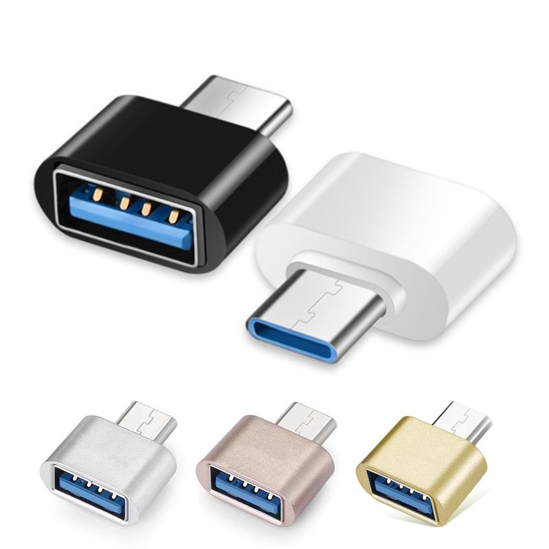 Universal Type-C To USB 2.0 OTG Type USB C Male To USB 2.0 Female Adapter Connector For Smartphone Mouse Keyboard USB Disk Flash