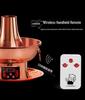 Elektrischer Lila Kupfer Doppelnutzungs-Hot Pot: Einstellbare Temperatur Shabu-Shabu Lamm Hammelfleisch Holzkohle und Plug-in Warmhalte Kupfertopf für den Heimgebrauch