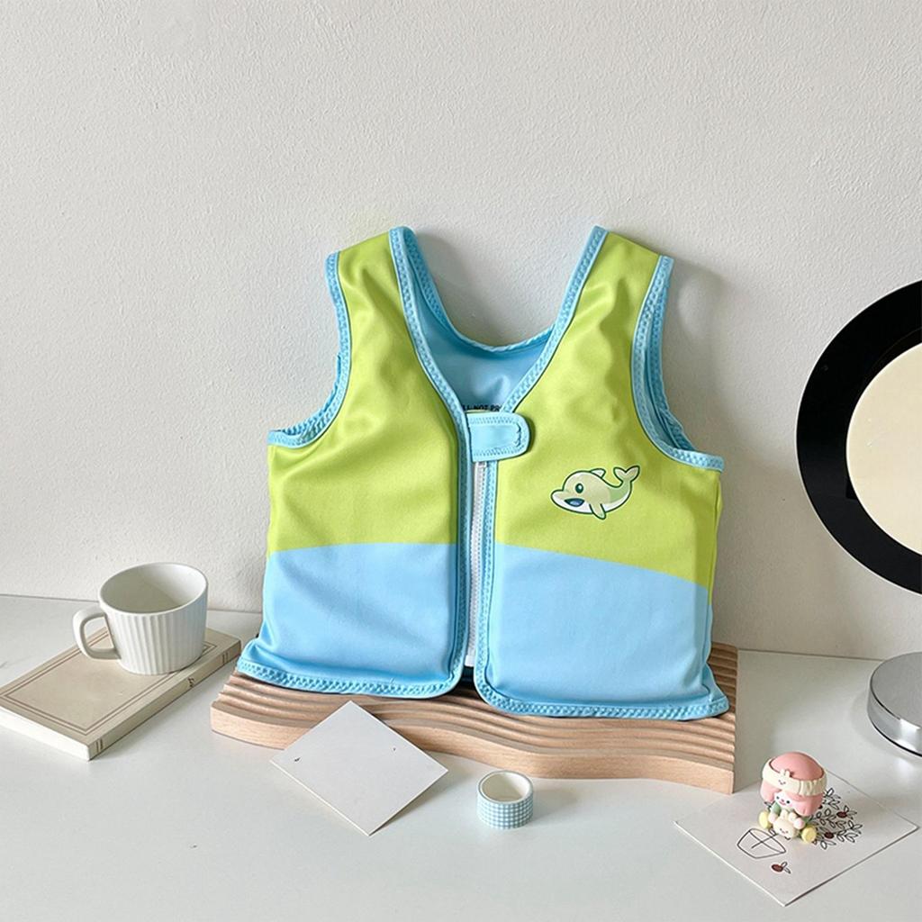 Toddlers Swim Vest Cartoon Kids Swim Trainer Vest Cute Swimming Aid Buoyancy Clothing Floatation Jackets for Swimming Pool