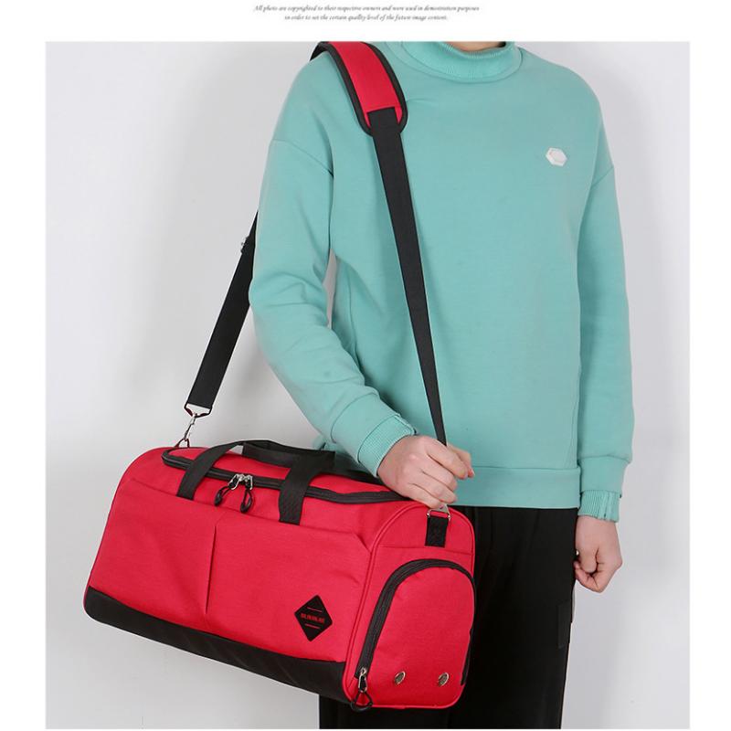 Travel Crossbody Bag Men's Large Capacity Dry Wet Separation Luggage Bag Sports Fitness Shoulder Bag