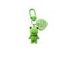 Funny Flocked Frog Keychain Pendant – Cute Decorative Car Accessory