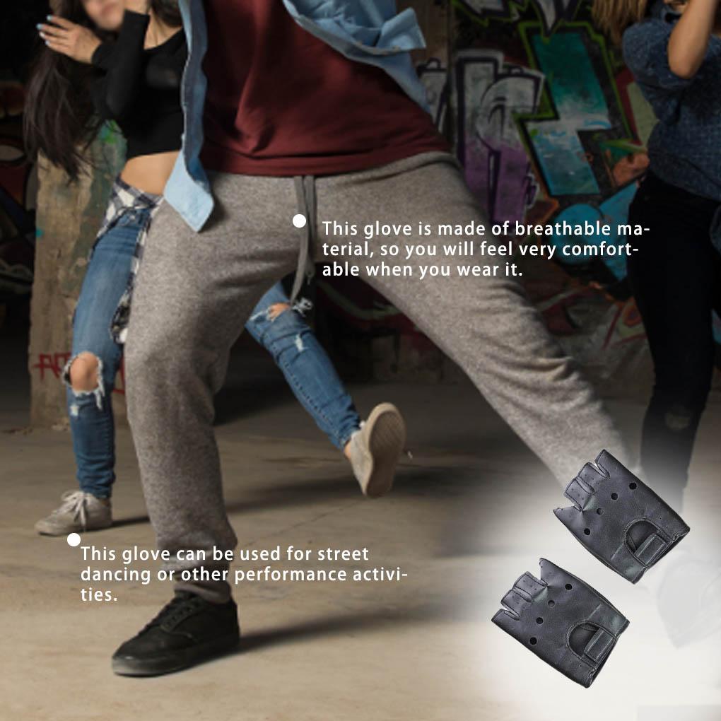 2 Stück Herren Leder Halbfingerhandschuhe Theatralisches Spezialdesign Coole Fingerlose Fäustlinge Bequemer Handschuh Weihnachten