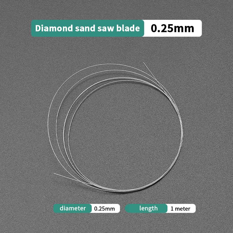 1M Cutting Wire Saw Blades Jade Metal Ceramic Cutting Supplies Hand Saw Blade Diameter 0.1Mm-0.5Mm Professional Hand Tools