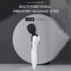 Portable Handheld Electric Massage Hammer Stick Deep Tissue Massage Gun 11 Modes Vibration Massage Tools For Full Body Relax
