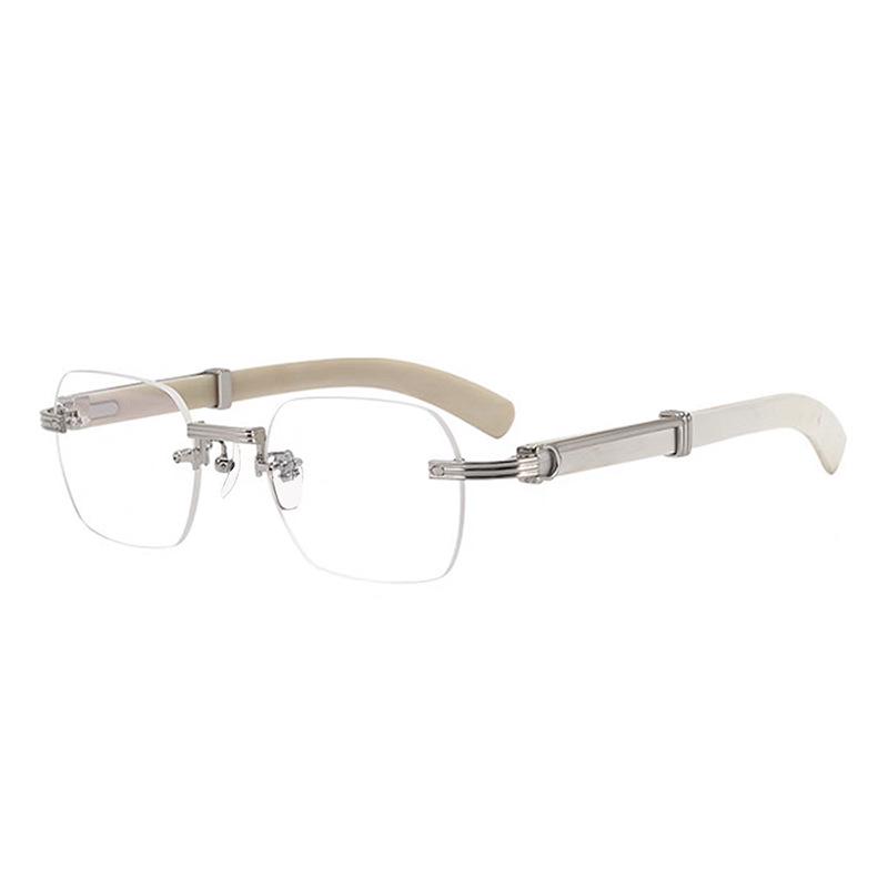 

Fashionable Frameless Reading Glasses For Men Middle-Aged And Elderly High-End Anti Blue Light Glasses For Women Anti blue light