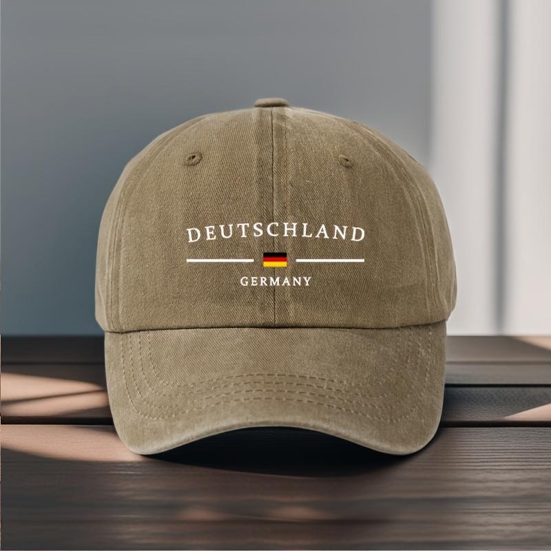 Fashion Printed Baseball Cap Vintage Dad Hat Featuring German Geometric Patterns Perfect for Outdoor Leisure