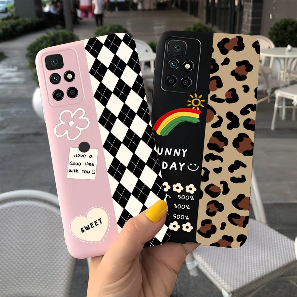 NEW Design For Cover Xiaomi Redmi 10 Case Cartoon Bumper Back Shockproof Soft TPU For Xiomi Redmi 10 Hongmi10 Redmi10 Phone Bag