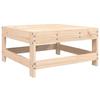 VidaXL Repose-pied de Jardin, Siège avec Cadre en Bois, Table Basse, Tabouret de Terrasse Patio Balcon Extérieur, Bois de 825485