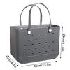 Rubber Beach Bags Sandproof Outdoor EVA Portable Travel Bags Washable Tote Bag For Beach,Sports,Market