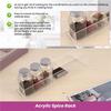 Aug. Wall Mounted Spice Rack Organizer,Clear Acrylic Spice Shelf Storage Holder For Wall Kitchen Pantry Cabinet Door 4 Pack