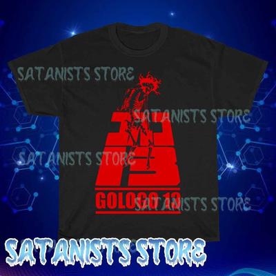 Neues Golgo 13 Anime Totenkopf Herren Schwarzes T-Shirt Lustig Größe S bis 5XL