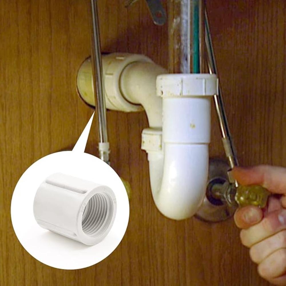 PVC 1/2 3/4 1 Inch Female Thread Connector 20/25/32mm Straight Elbow Tee 3-Way Adapter For Garden Irrigation Aquarium Pipe