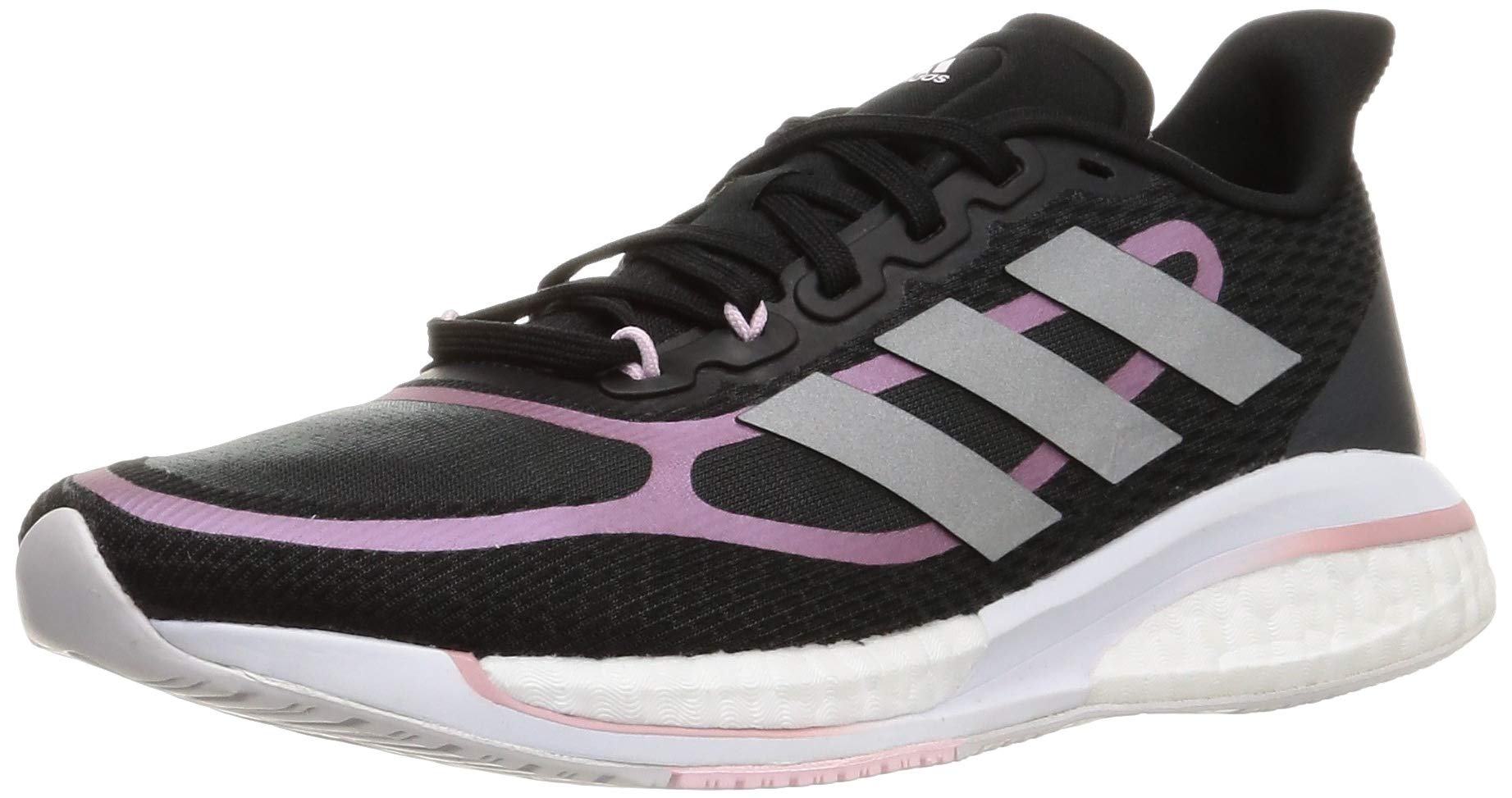 

Кроссовки LAF48 21 Модель Core Metallic см [Adidas] Supernova+ Весна/Лето Женские Черный/Серебристый Металлик/Розовый (FX6698) 25,0