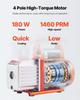 110L/min Single Stage Vacuum Pump 11.36L Stainless Steel Degassing Chamber