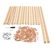 Spool Cone Wood Rack Multi Functional Space Saving Wooden Thread Rack for Sewing Braid Storage 120 Spools