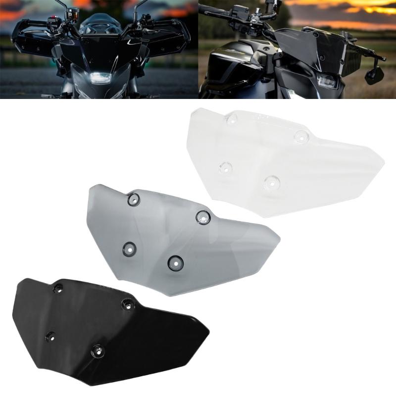 Motorcycle Front Wind Deflectors Wind Screen Deflectors Front Spoiler Windscreen Motorbike Accessory Fit for MT-09 2024