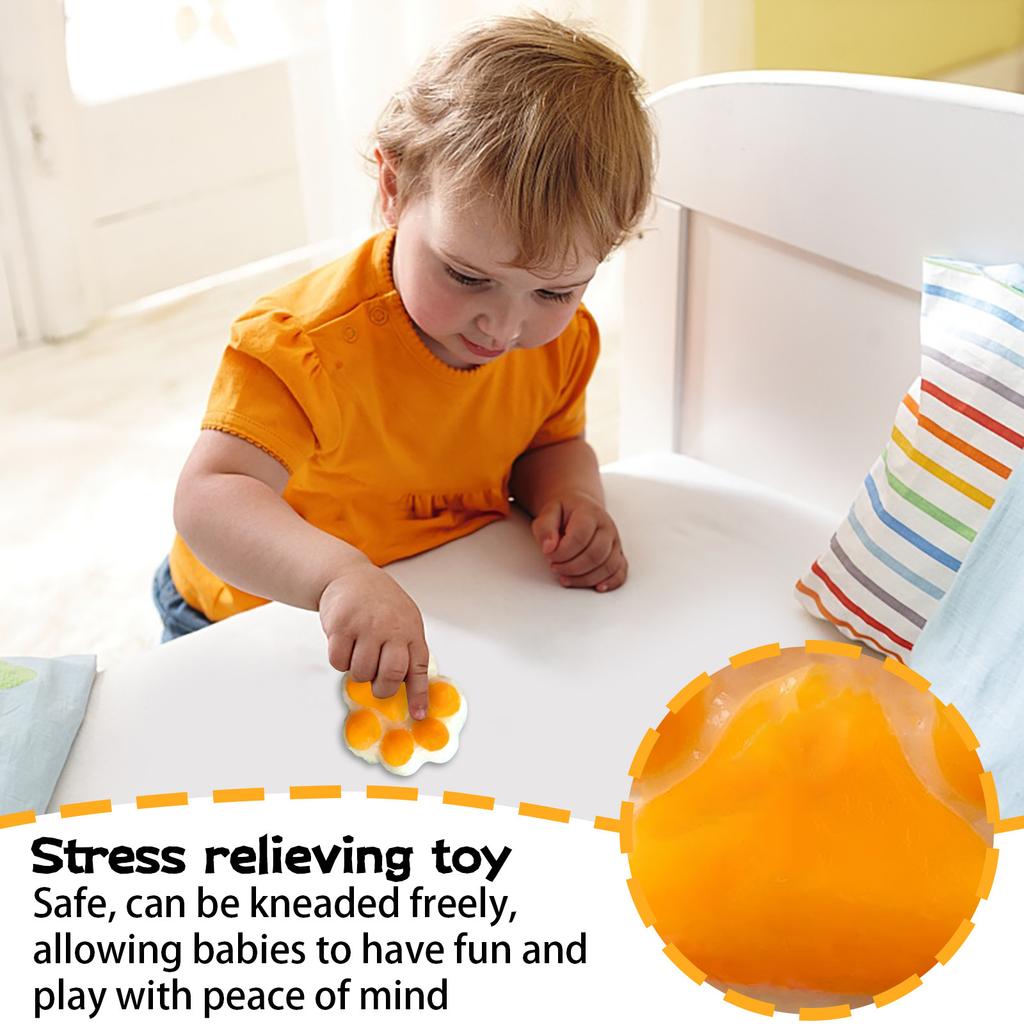 Riesige Supergroße Transparente Katzenkrallen Superweiches Klebriges Langsames Dekompressionsspielzeug