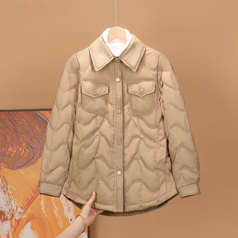 New winter down jacket short fashion loose light versatile warm jacket