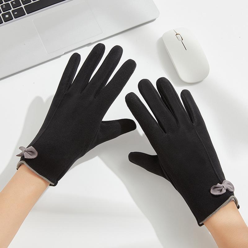 Damen Winter Radhandschuhe zum Warmhalten, kältefest im Frühling und Herbst, Motorrad