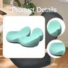 Seat Cushion Breathable Soft Memory Foam Chair for Home Dorm Balcony Blue