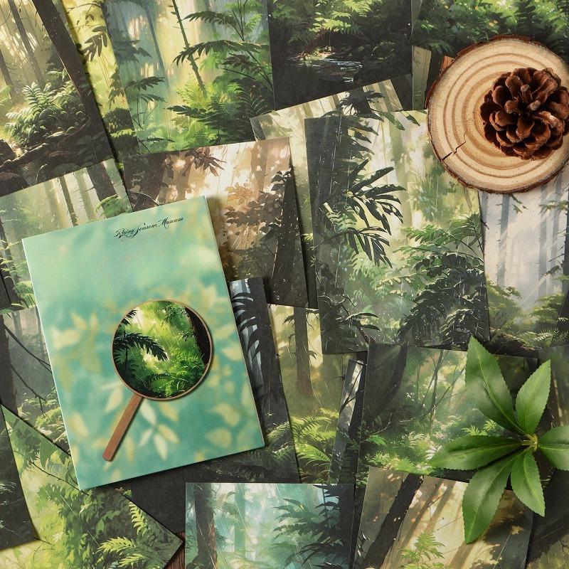 30 Pcs Outdoor Landscape Material Paper Aesthetic Scenery Decor Scrapbooking Diary Album Collage Material Junk Journal Supplies