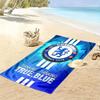 Chelsea FC Logo Aufdruck Strandtuch, Großes Weiches Schnelltrocknendes Handtuch für Strand Camping Schwimmen
