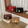 Crossbody Bag Women PU Quilted Chain Flap Lock Daily Commute