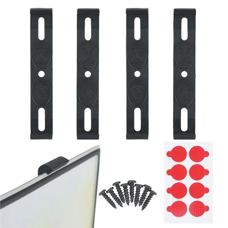 4Pcs Frameless European License Plate Frame Weatherproof Car Tag Holder Set For Front Rear EU Russian Vehicles Accessories