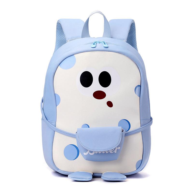 Cartoon Kids School Backpack With Breathable Nylon For Preschool Boys And Girls