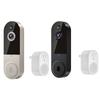 Wireless Video Doorbell with Mic & Speaker Night View Camera Rechargeable Electronic Doorbell Camera for Home Safety Protection