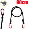 Adjustable Elastic Strap Multipurpose Tie Down Utility Rope Pack 8mm Bungee Cord with Hooks for Camping Luggage Bicycle Cargo