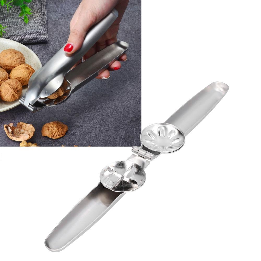 Easy Operate Stainless Steel Chestnut Opener Cross Opening Durable Shelling Tool Manual Multi Purpose Nut Cracker Walnut Crack